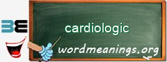 WordMeaning blackboard for cardiologic